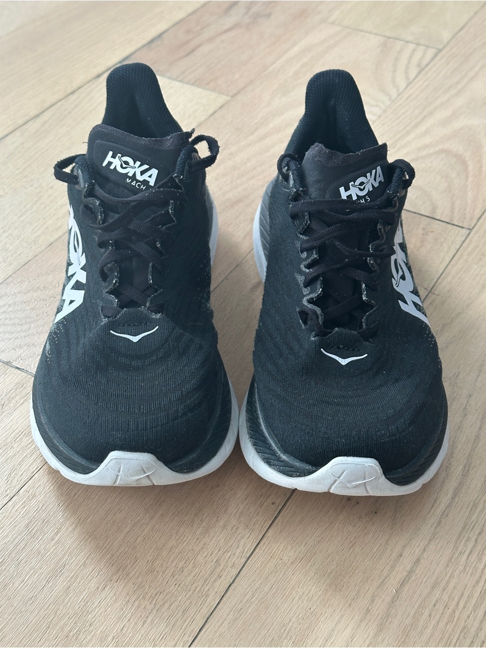 HOKA Mach 5 Men's Black Running Shoes 9.5